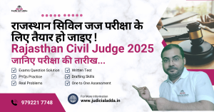 Rajasthan Judicial Services Notification 2025