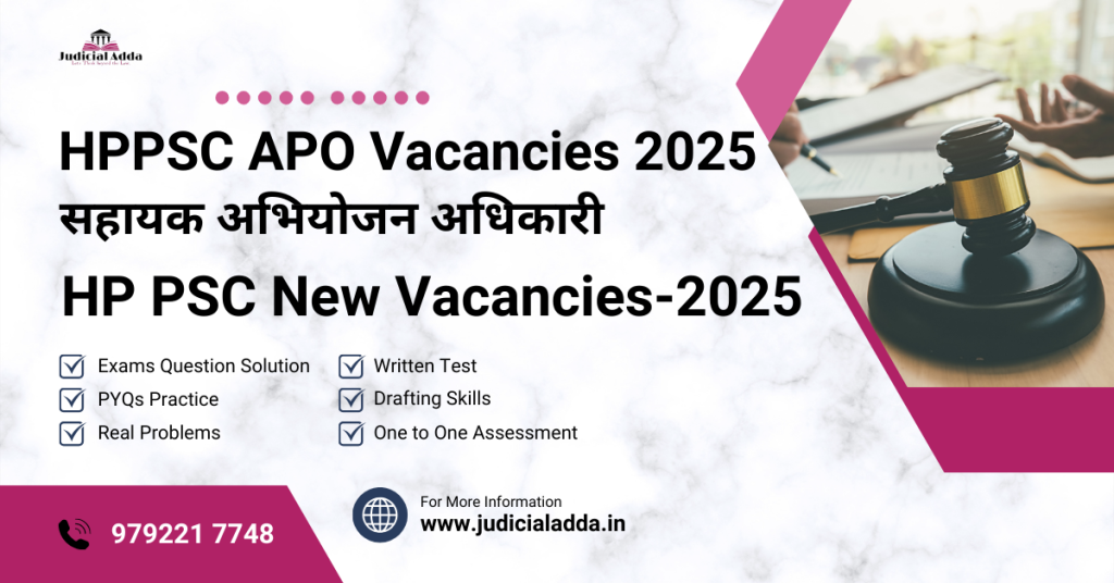 HPPSC APO Vacancy 2025