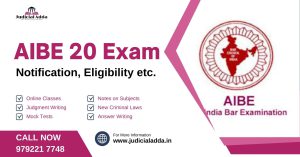 AIBE 20 Exam Notification