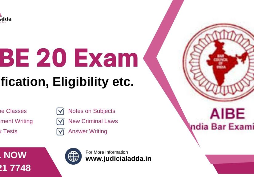 AIBE 20 Exam Notification